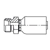 Male Metric L - Rigid - Straight (24 Cone) - 56 Series Fittings